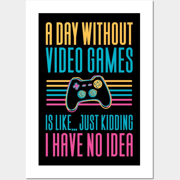 Gaming Gamer Video Games Wall Art by Aajos